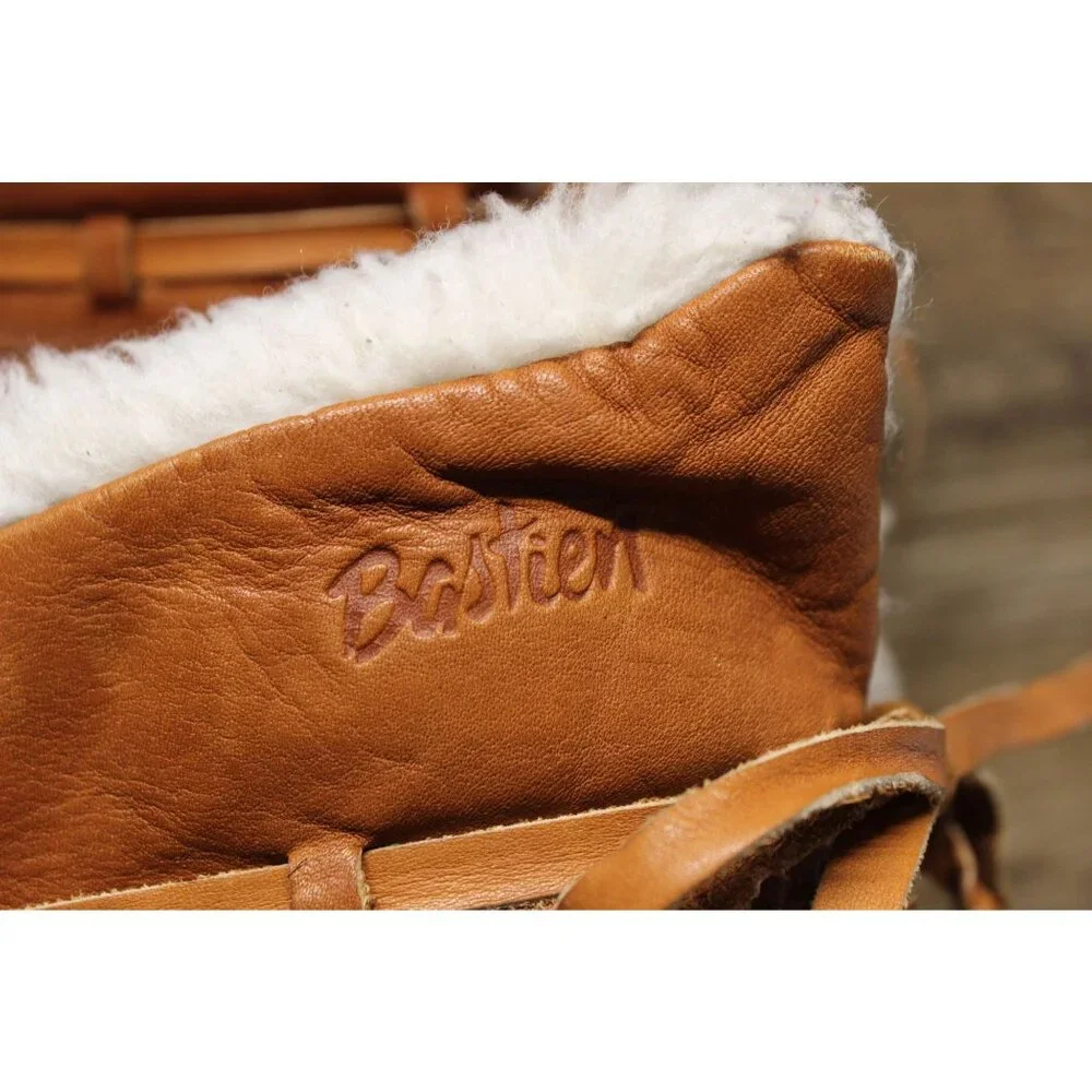 Husky by Bastien women's vintage quilted leather‎ faux fur lined tall boots